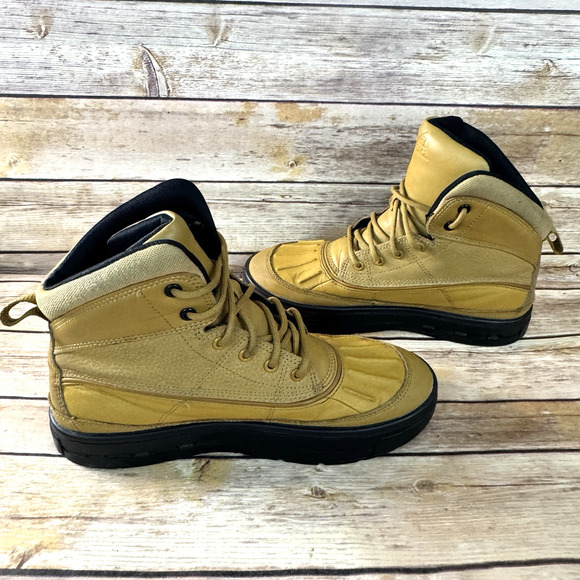 Nike Boys Tan Brown ACG Lace Up Fall Winter Boots 5.5Y - Picture 5 of 8